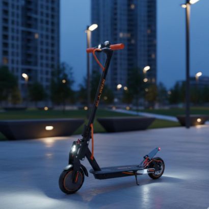 صورة سكوتر كهربائي وقوف قوي